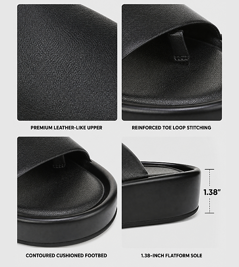 Naturalizer  Flat Sandals - BLACK Flat Sandals