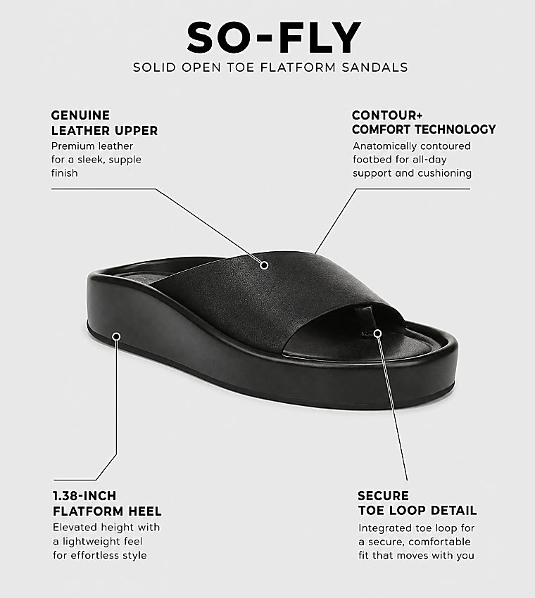 Naturalizer  Flat Sandals - BLACK Flat Sandals