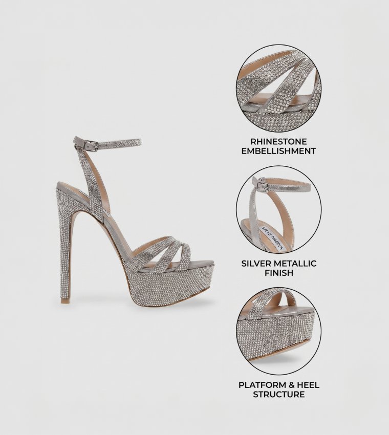 Steve Madden  Heels - Silver Heels