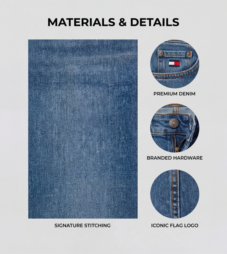 Washed Mid Rise Relaxed Fit Jeans