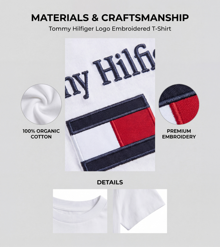 Logo Embroidered Short Sleeves T-Shirt