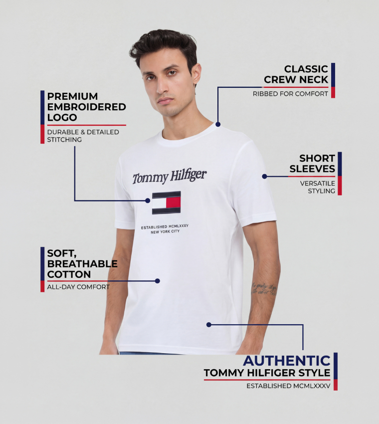 Logo Embroidered Short Sleeves T-Shirt