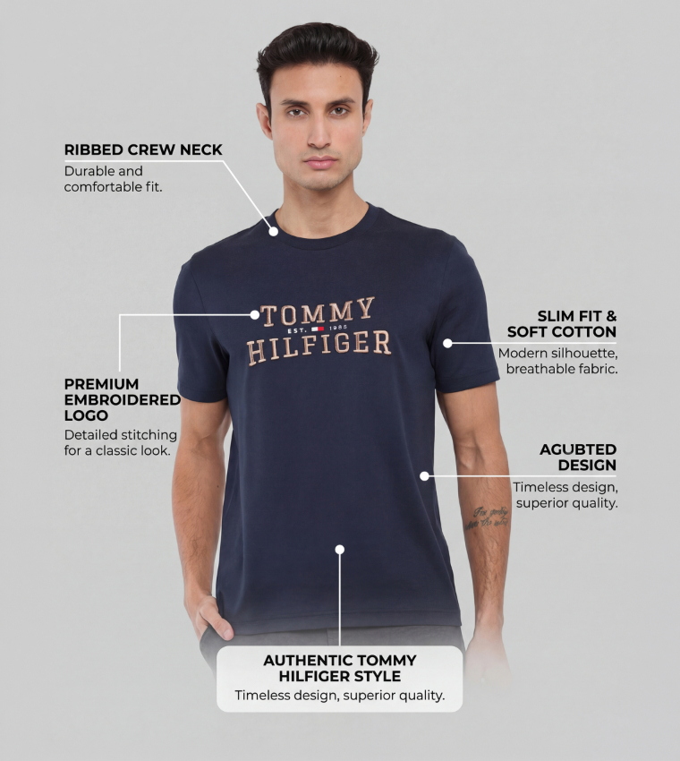 Logo Embroidered Short Sleeves T-Shirt
