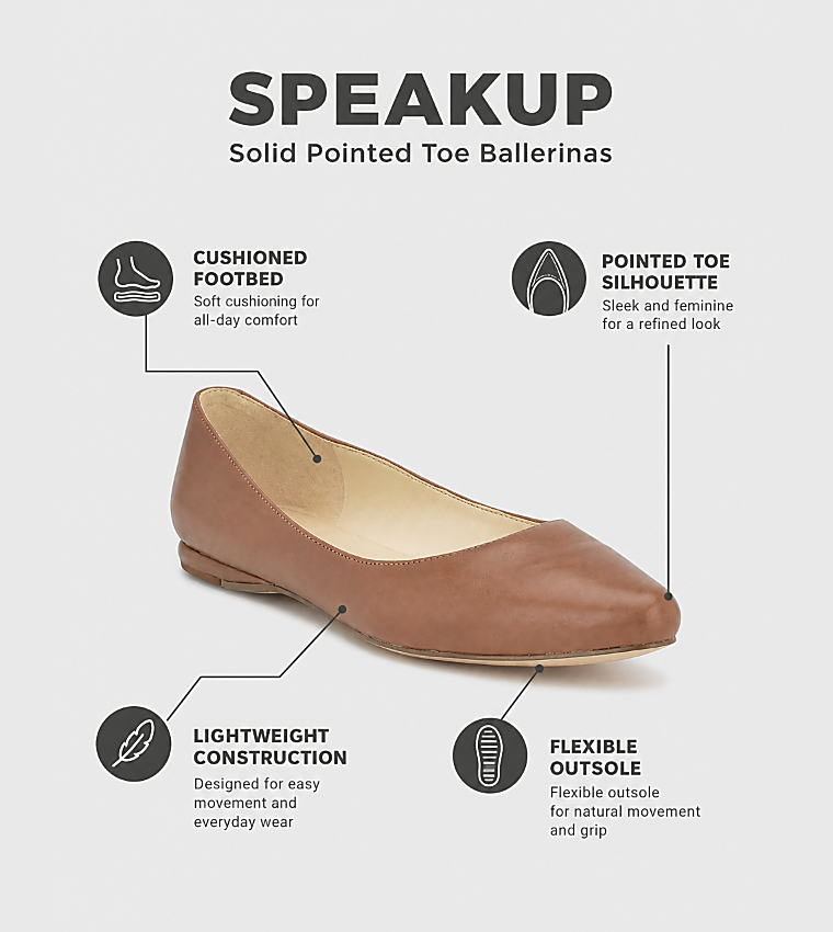 Nine West  Ballerinas - Brown 