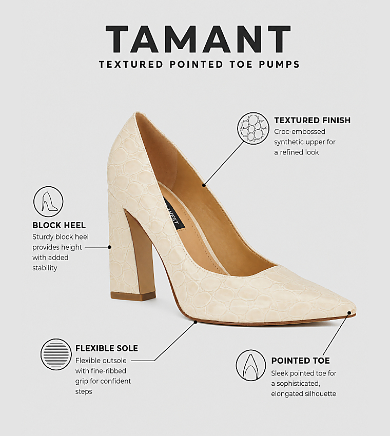 Nine West  Pumps - Off White Pumps