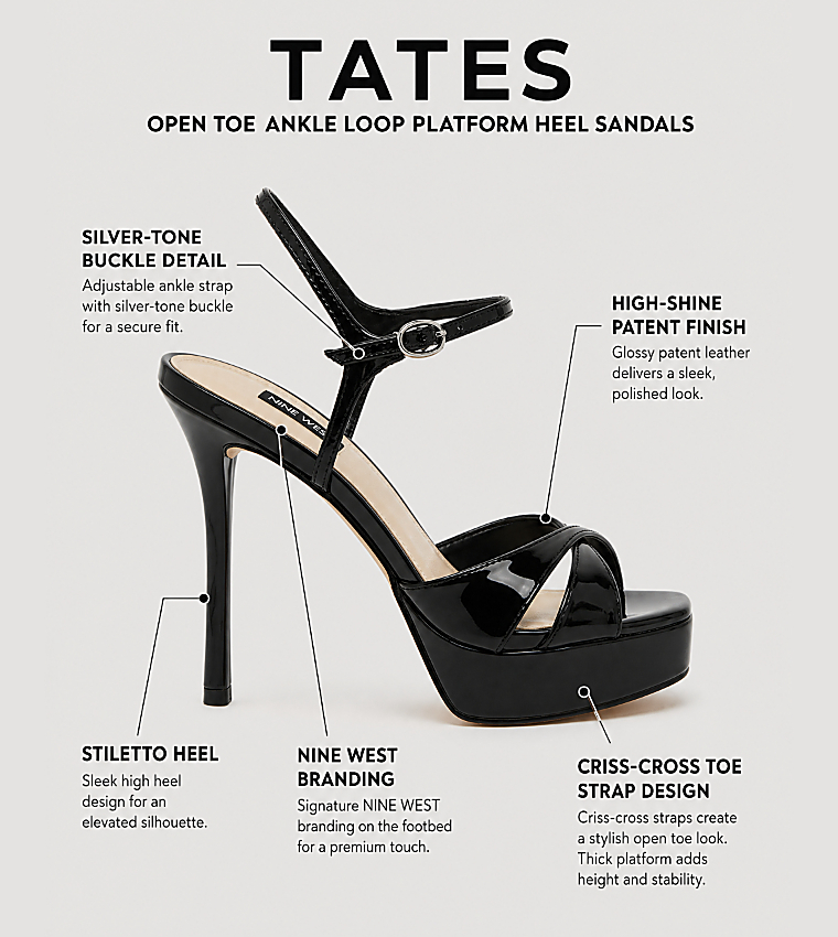 Nine West  Heels - Black Heels