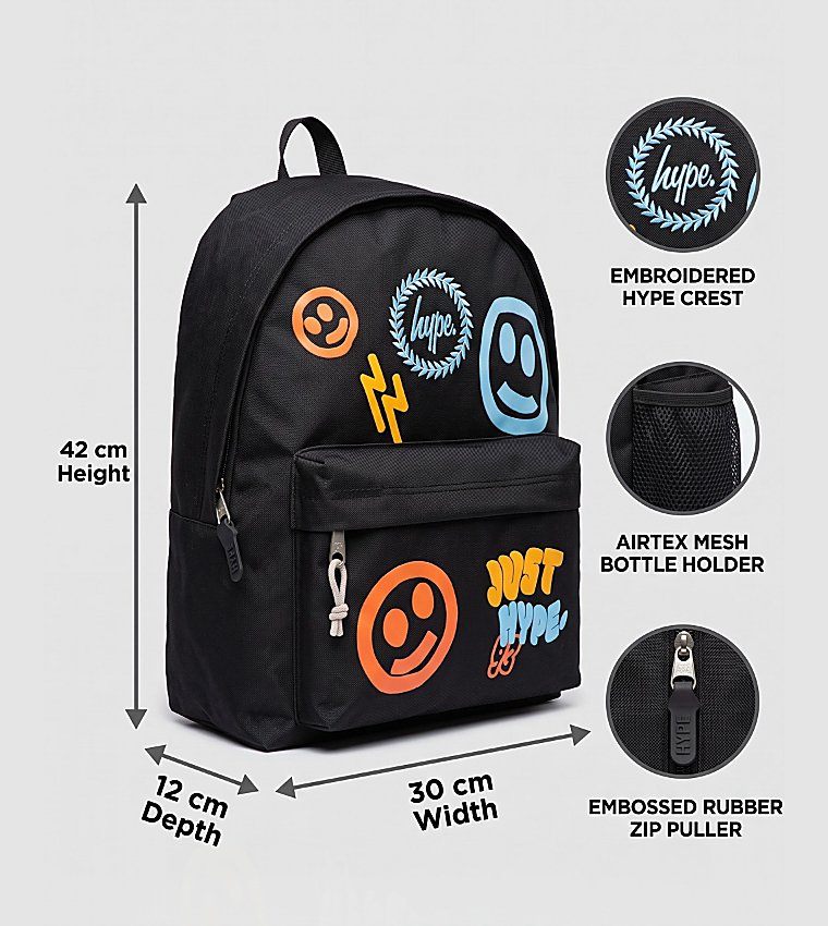 Smiley Icon Iconic Backpack