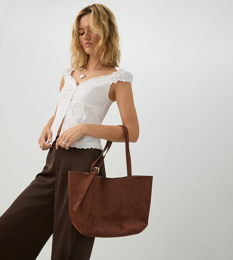 Ardene  Tote Bags - Brown Tote Bags