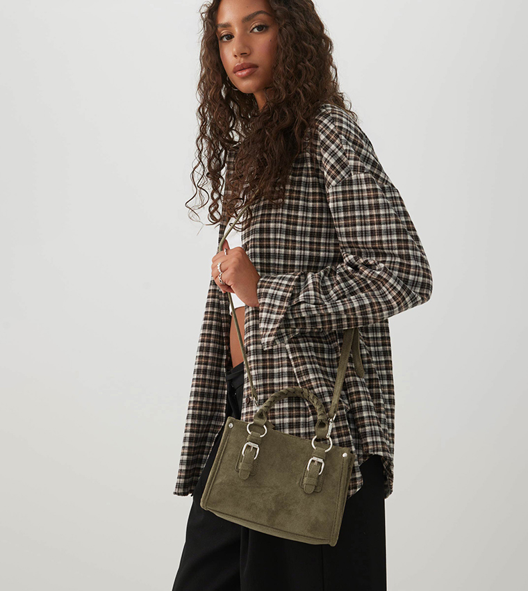 Ardene  Tote Bags - Khaki Tote Bags