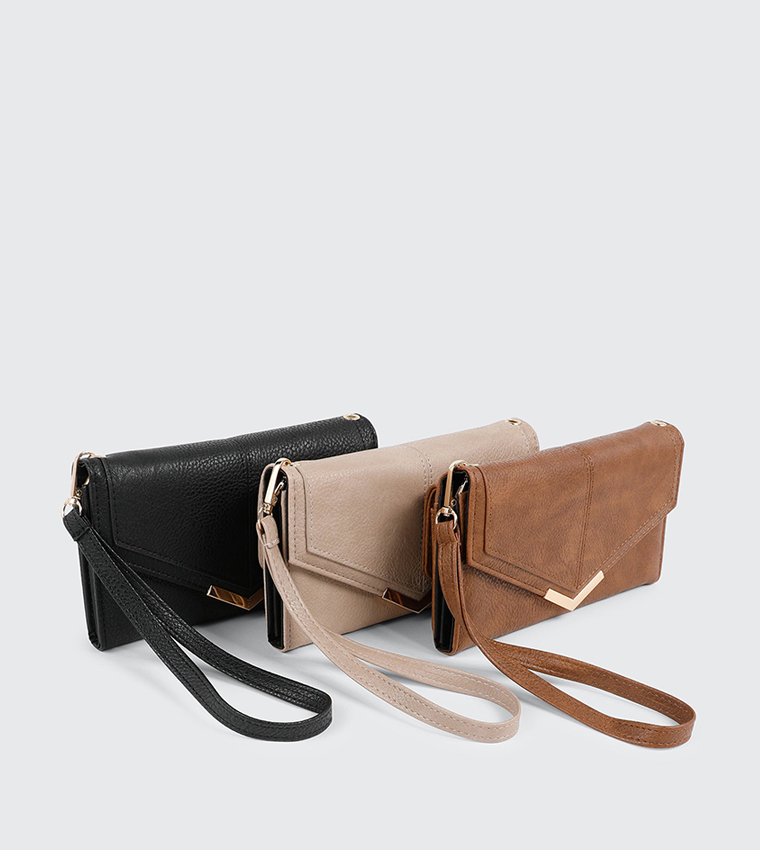 Textured Envelope Wristlet