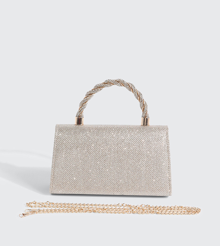 Ardene  Handheld Bags - Gold Handheld Bags