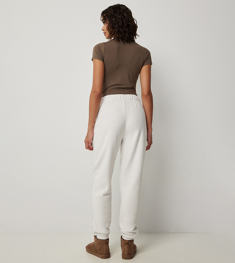 Solid Slouchy Fleece Joggers