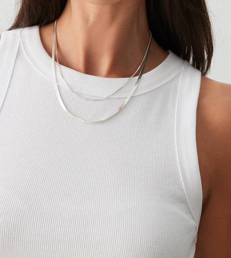 Ribbed Sleeveless Crop Top