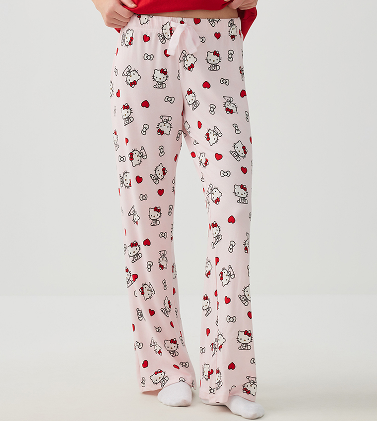 Hello Kitty Printed Super Soft Pyjama Pants