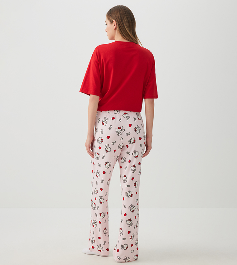 Hello Kitty Printed Super Soft Pyjama Pants