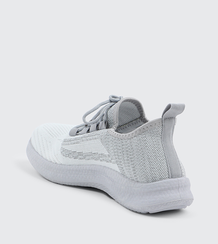 Knitted Lace Up Sneakers