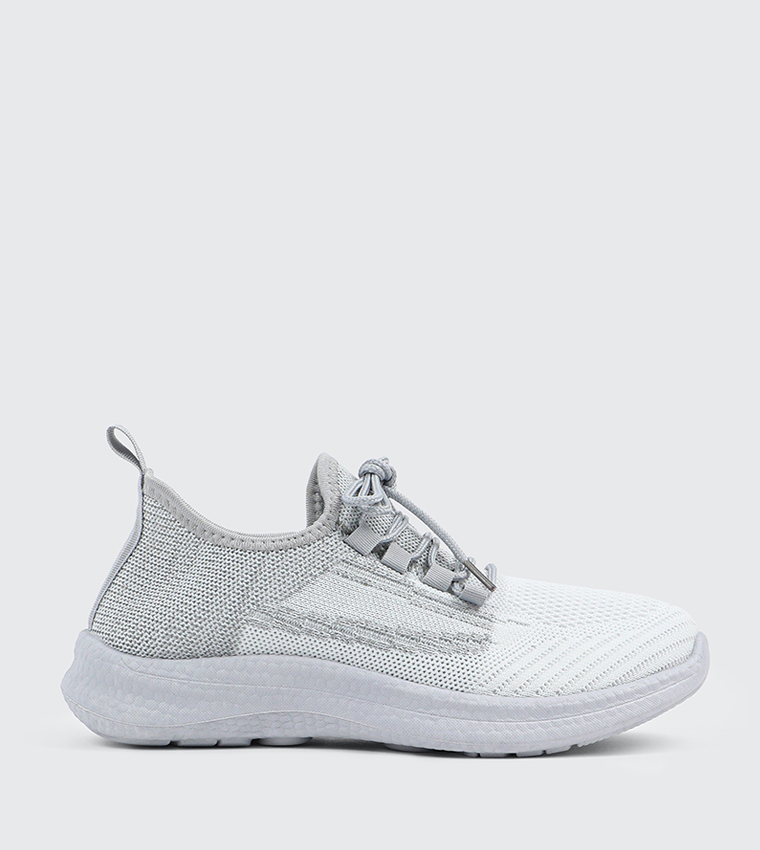 Knitted Lace Up Sneakers