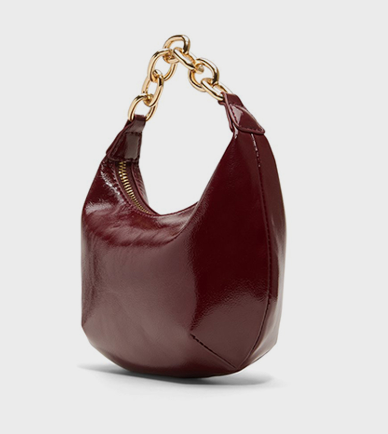 ARIIZONA Textured Chain-Link Shoulder Bag