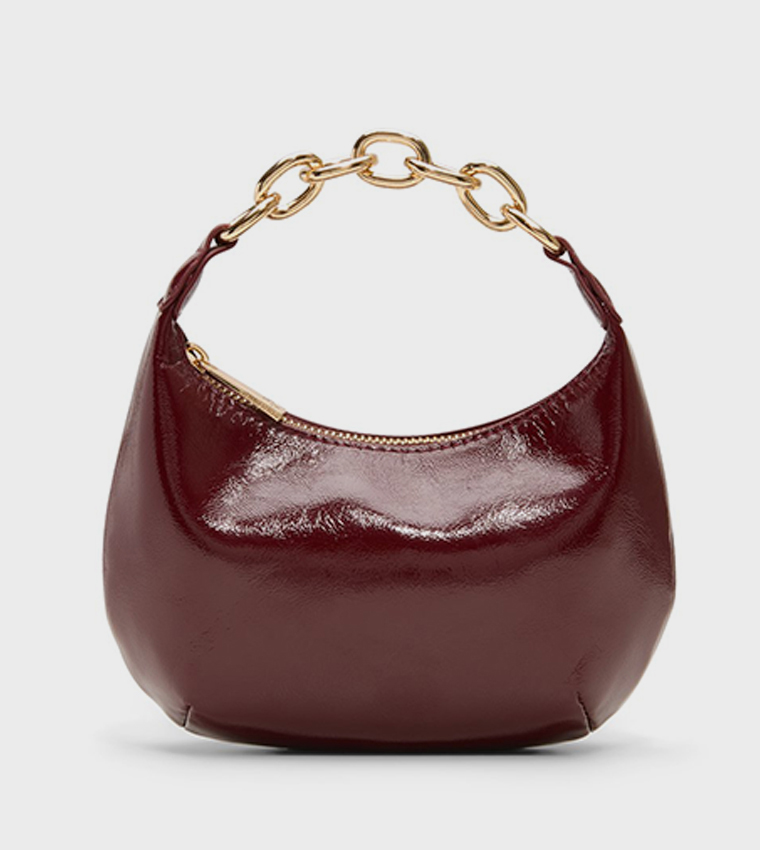 ARIIZONA Textured Chain-Link Shoulder Bag