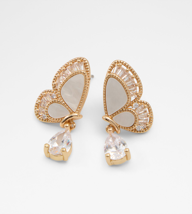 AURAFLY Gold-Tone Stud Earrings