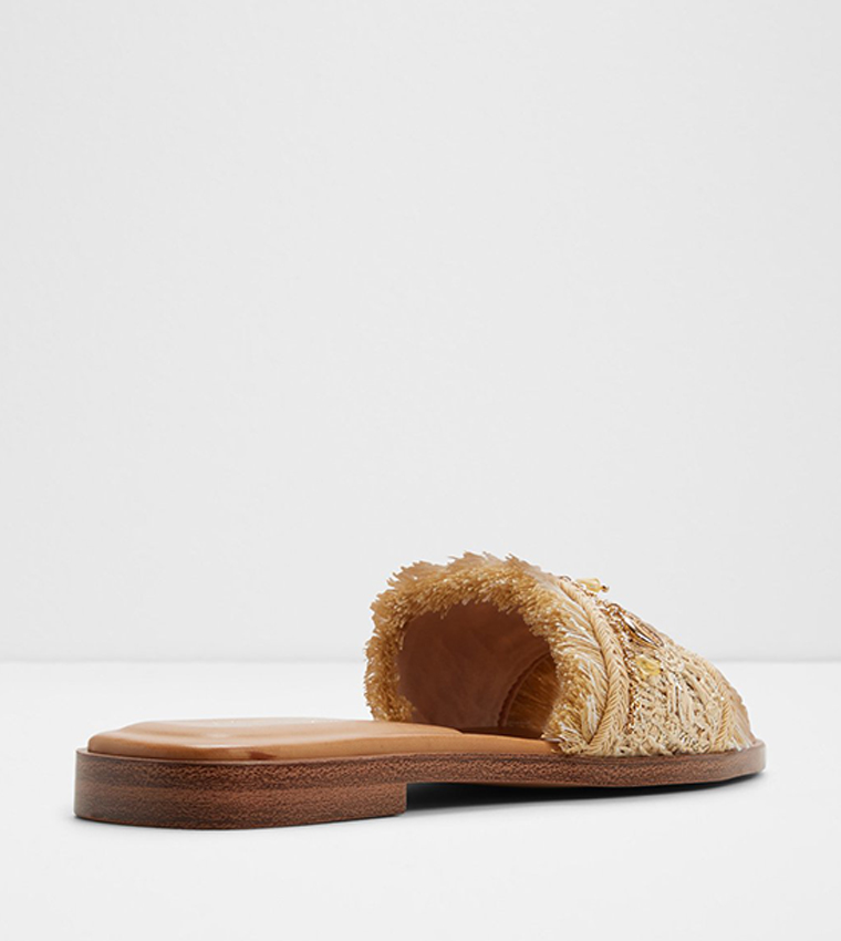 ألدو  الصنادل المسطحة - بيج Flat Sandals