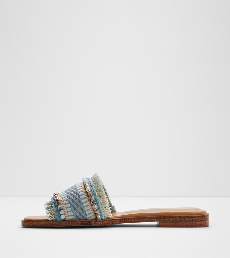 Aldo  Flat Sandals - Blue Flat Sandals