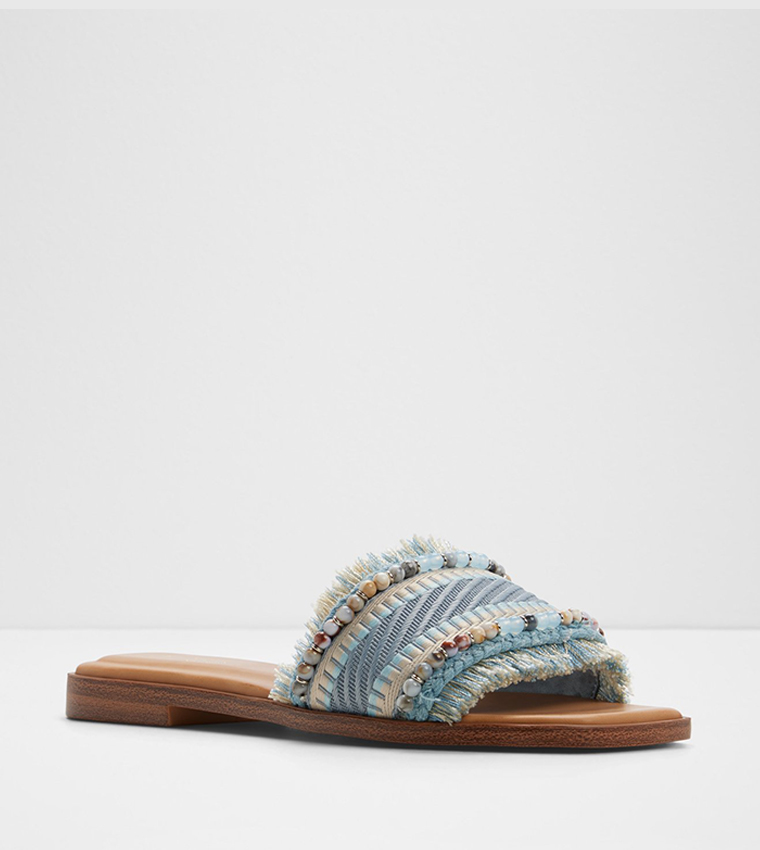 Aldo  Flat Sandals - Blue Flat Sandals