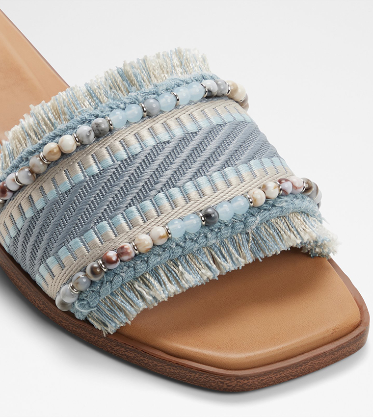 Aldo  Flat Sandals - Blue Flat Sandals