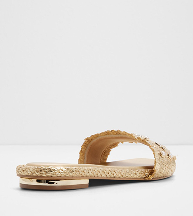 ألدو  الصنادل المسطحة - ذهبي Flat Sandals