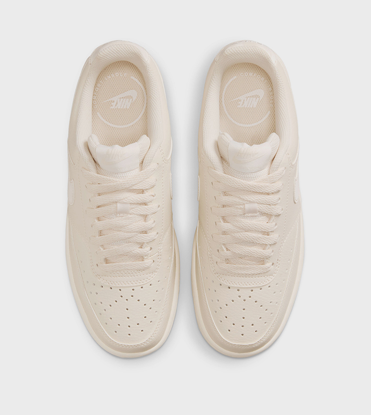 COURT VISION Logo Detail Lace-Up Sneakers