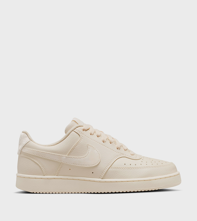 COURT VISION Logo Detail Lace-Up Sneakers