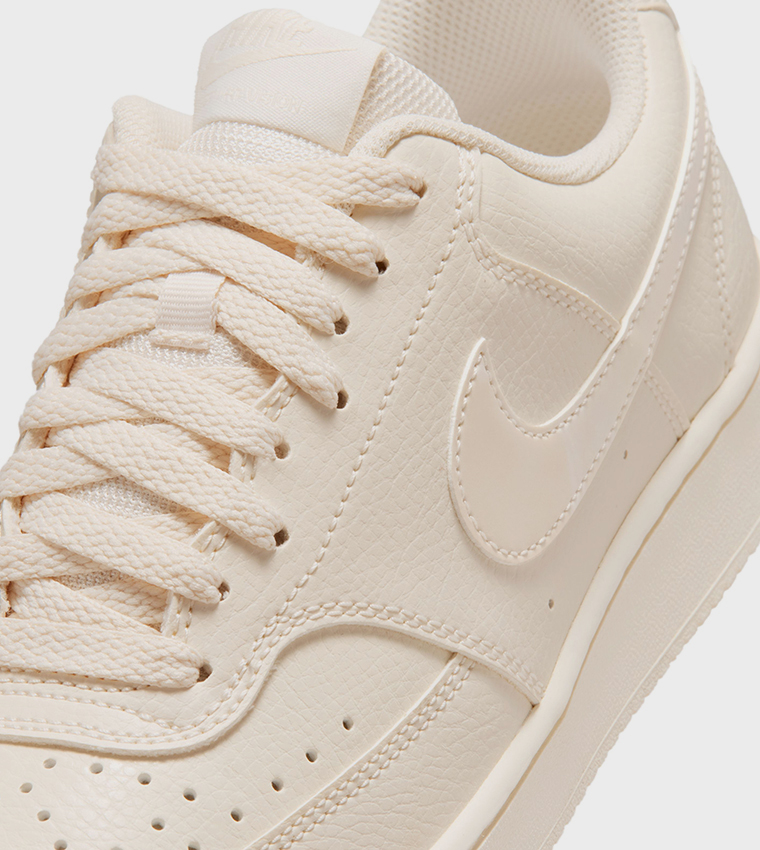 COURT VISION Logo Detail Lace-Up Sneakers