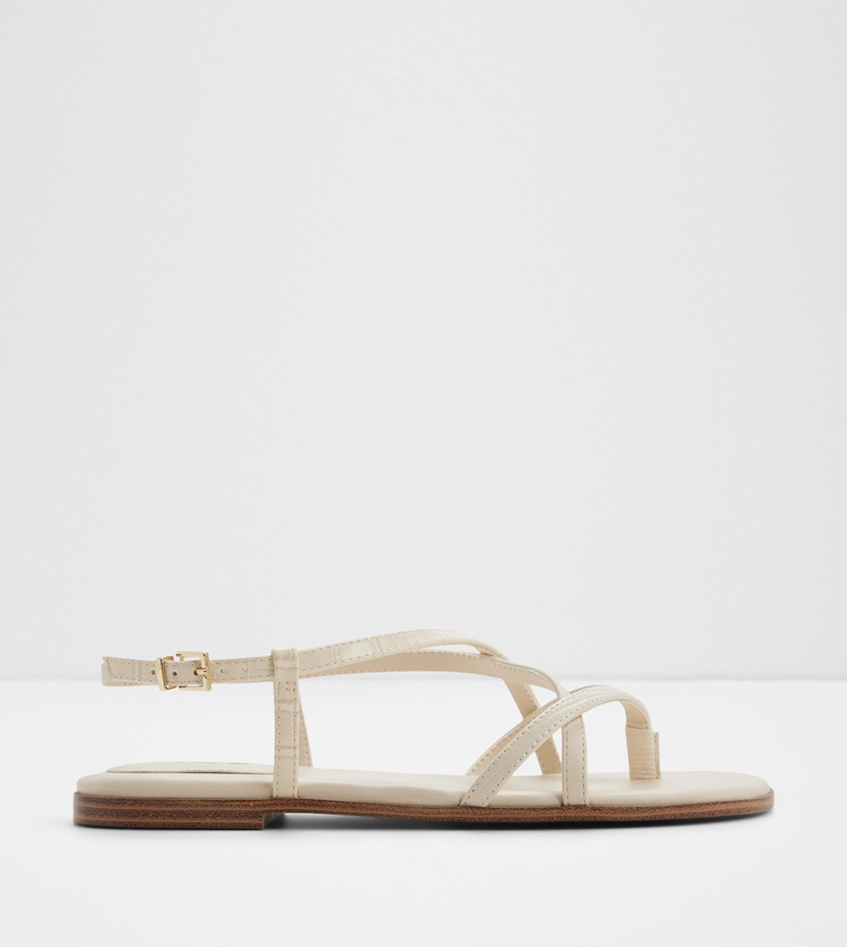 Aldo  Flat Sandals - Off White Flat Sandals