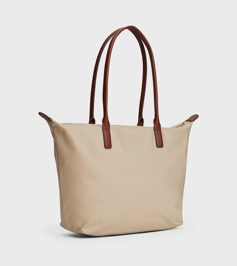Popette Logo Detail Tote Bag