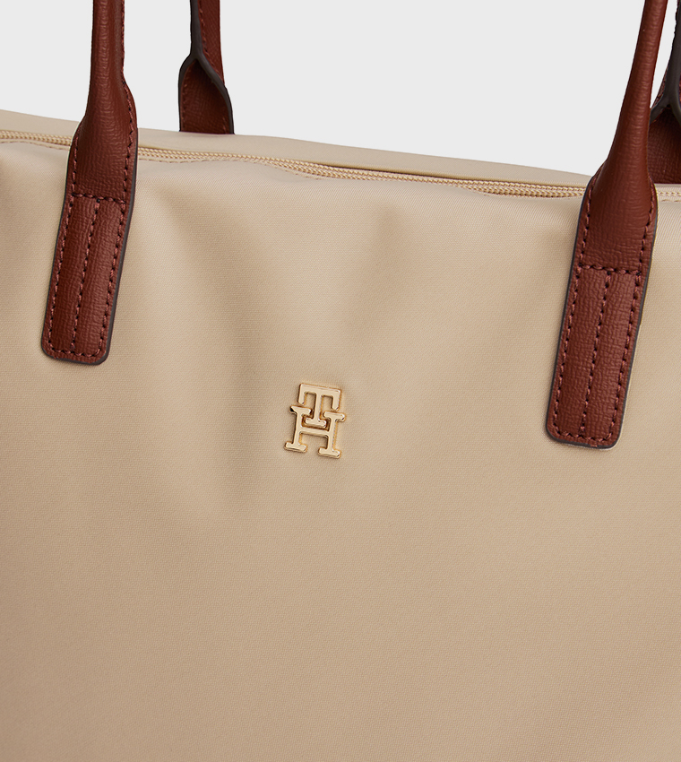 Popette Logo Detail Tote Bag