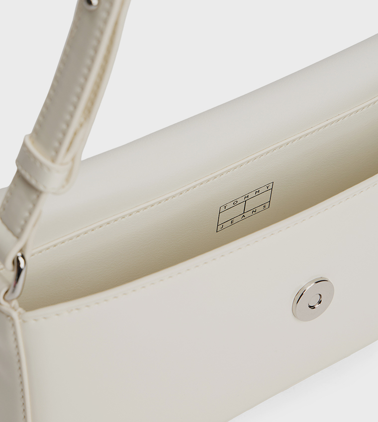 Logo Detail Flap Crossbody Bag