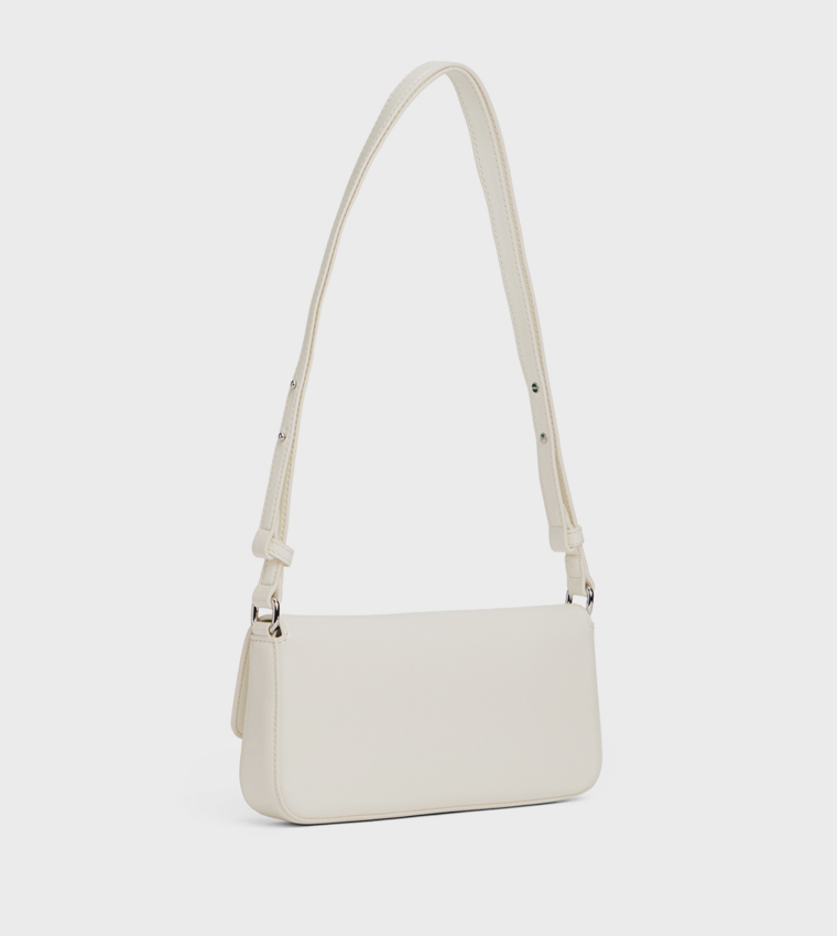 Logo Detail Flap Crossbody Bag