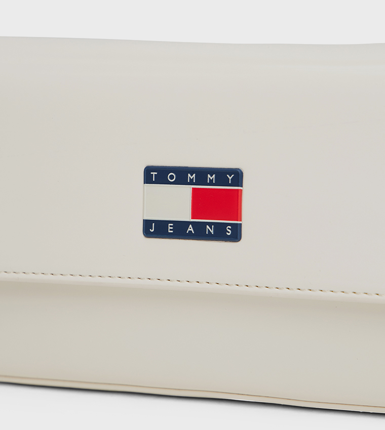 Logo Detail Flap Crossbody Bag