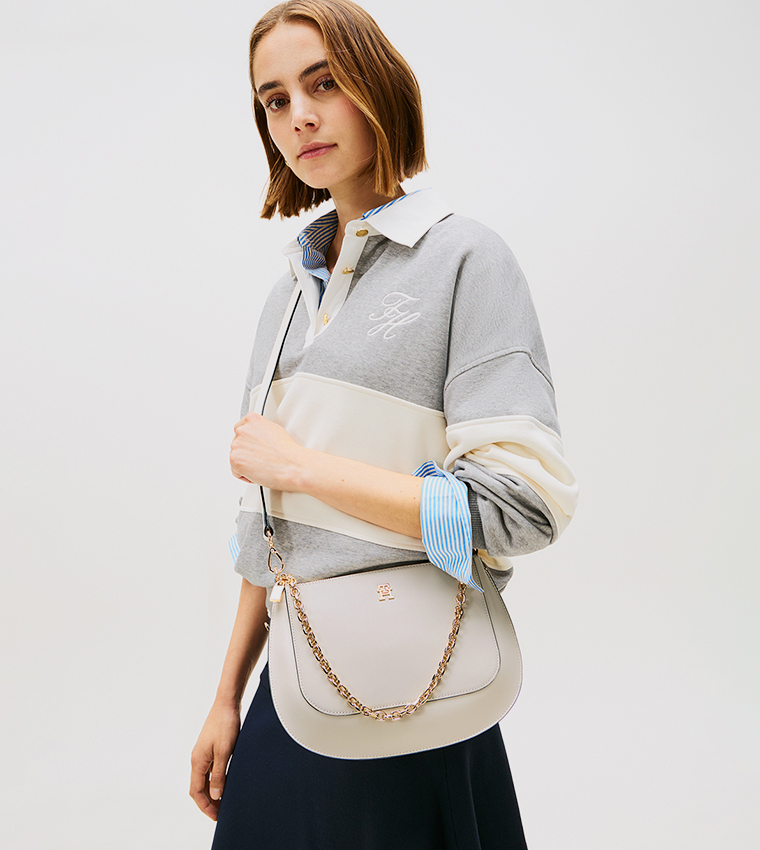 GLAM Logo Detail Crossbody Bag