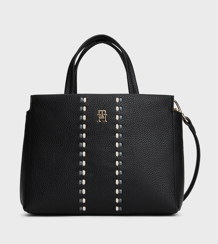 Textured Mini Satchel Bag