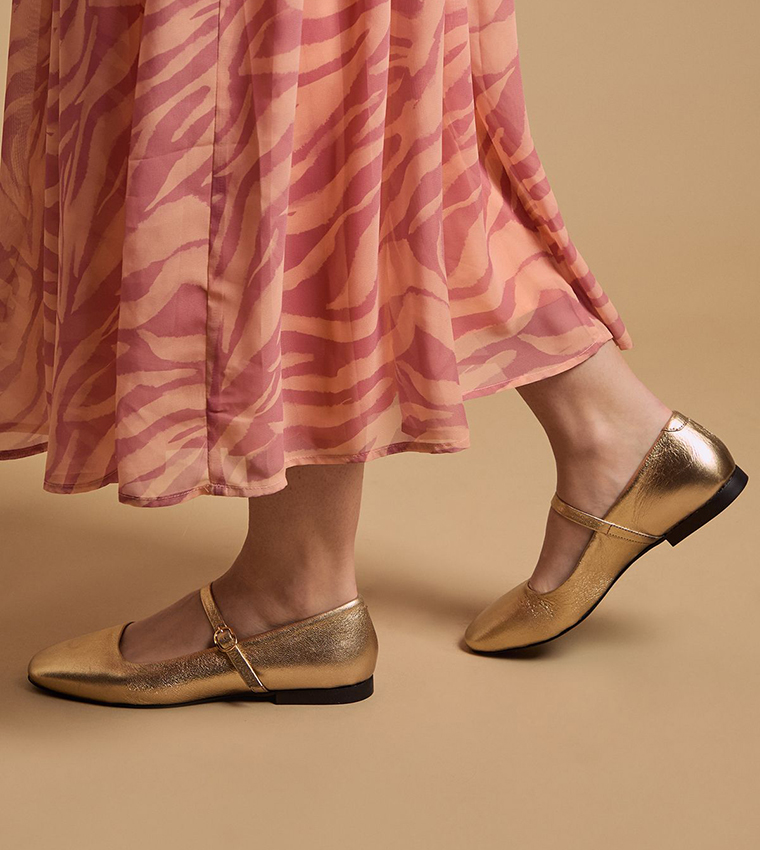 Belle Real Leather Square Toe Mary Janes