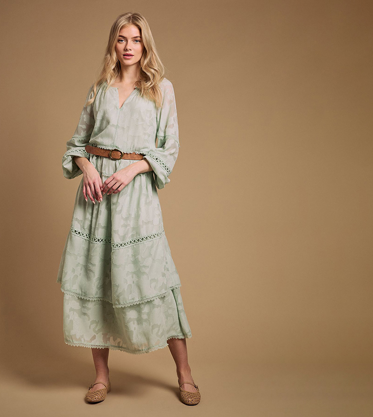 Bonnie Textile Woven Mary Jane Shoes