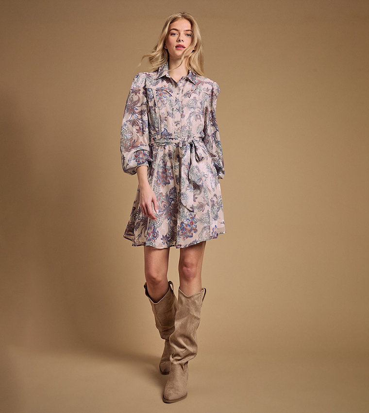 Winnie Faux Suede Slouch Knee High Boots