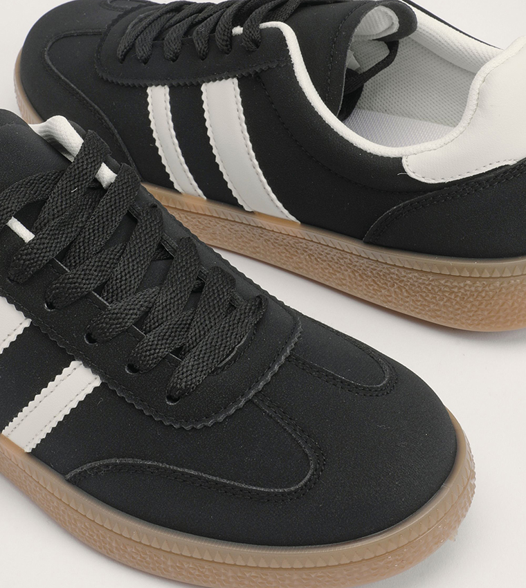 Erin Faux Suede Lace-Up Sneakers