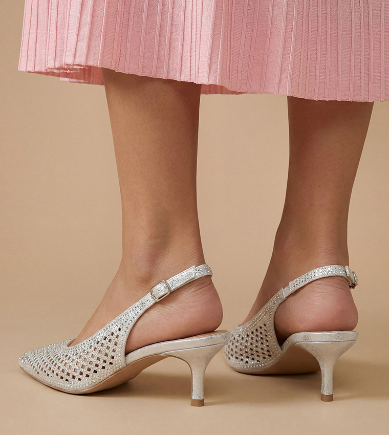 Oasis  Pumps - Silver Pumps