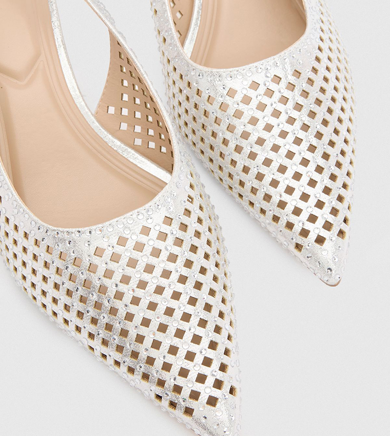 Oasis  Pumps - Silver Pumps