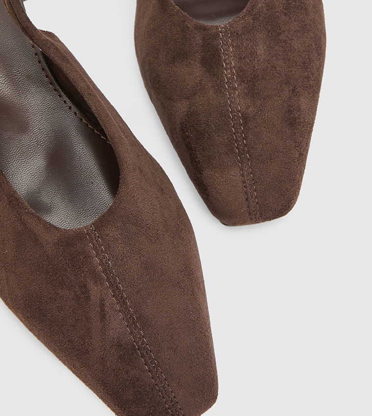 Willow Faux Suede Slingback Pumps