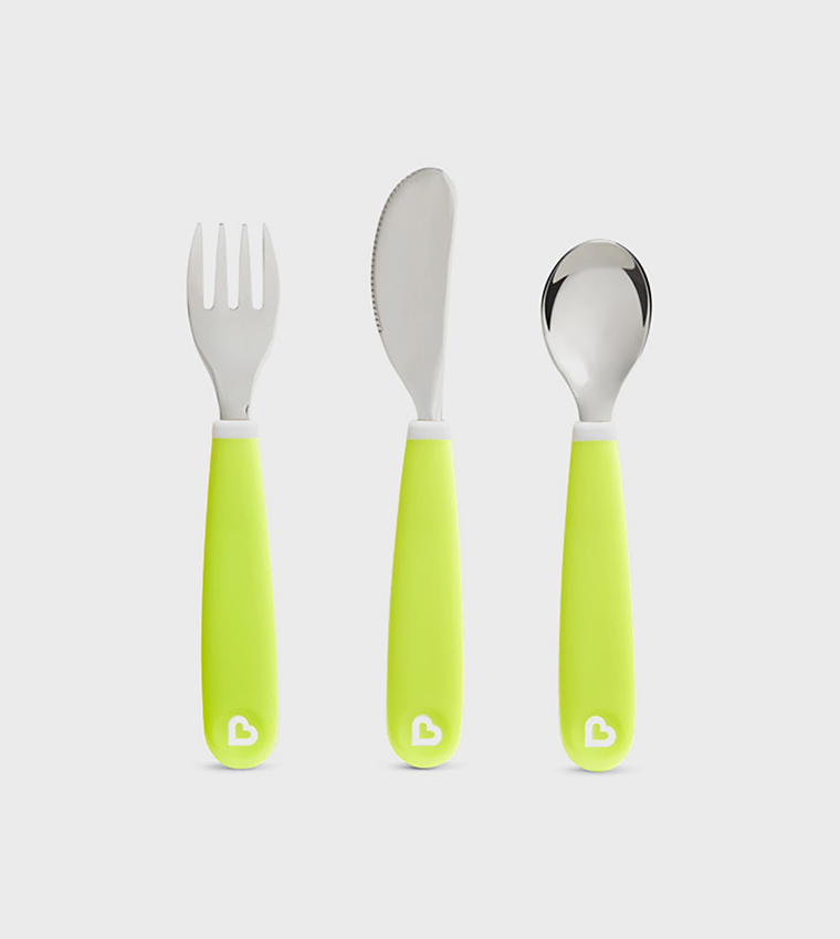 3-Piece Splash™ Toddler Fork, Knife & Spoon Set