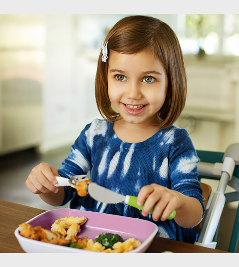 3-Piece Splash™ Toddler Fork, Knife & Spoon Set