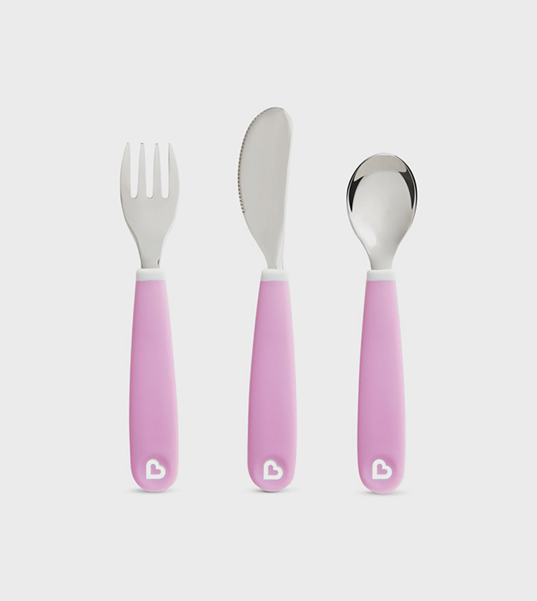 3-Piece Splash™ Toddler Fork, Knife & Spoon Set